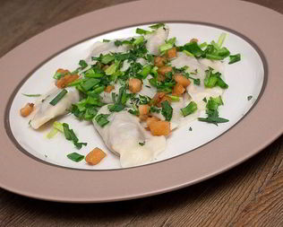 Вареники с гречкой и грибами