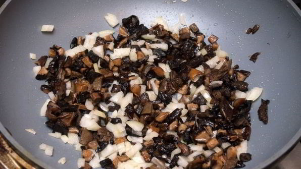 вареники с гречкой и грибами