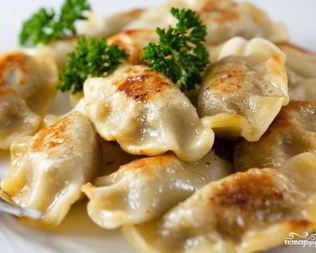 Вареники с грибами