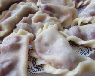 Вареники с грушей