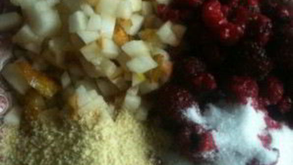 вареники с грушей