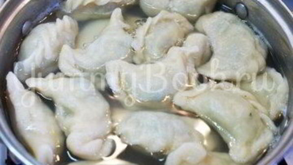 вареники с картофелем в горшочках