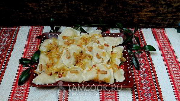 вареники с квашеной капустой и картошкой