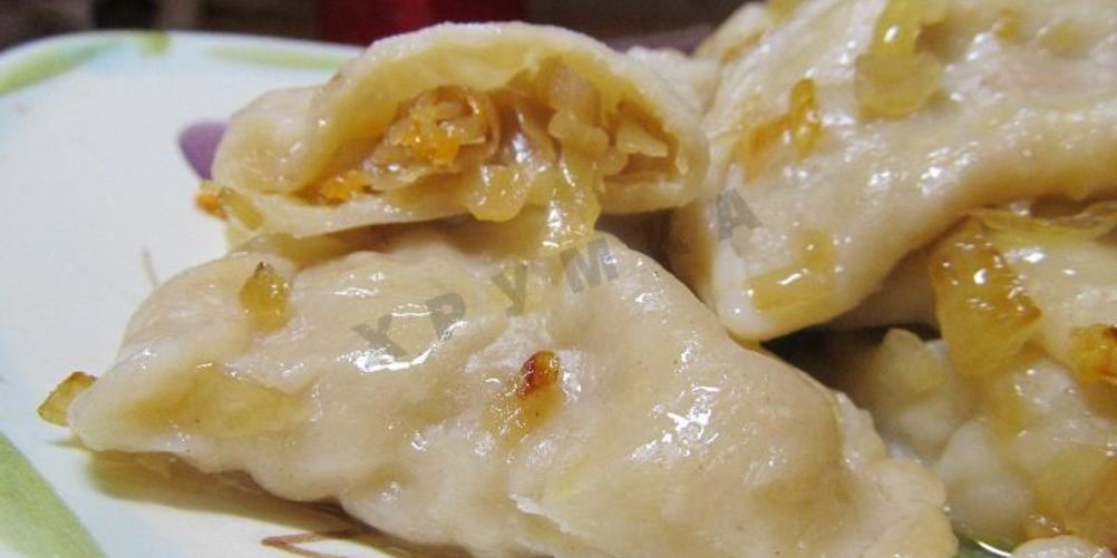 Рецепт вареники с квашеной капустой постные