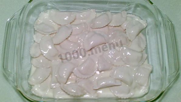 вареники с медовой сметаной