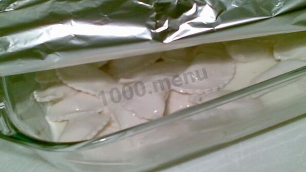 вареники с медовой сметаной