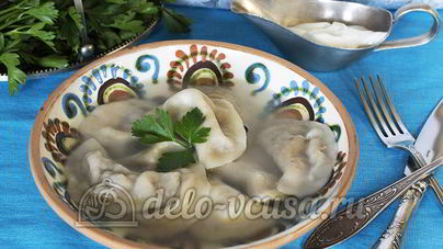 Вареники с мясом