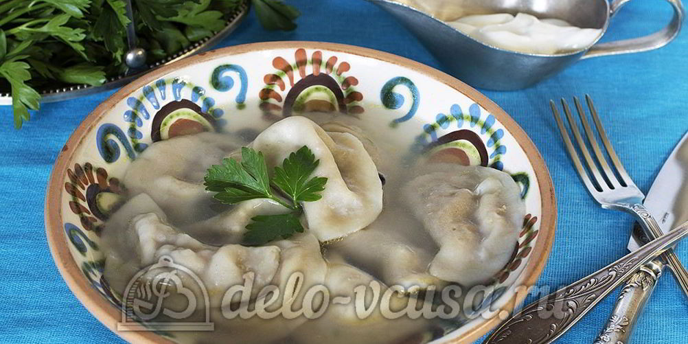 Рецепт вареники с мясом