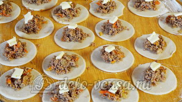 вареники с мясом