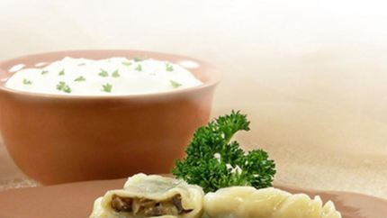 Вареники с рыжиками