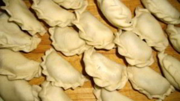 вареники с шампиньонами