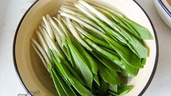 вареники с творогом и черемшой