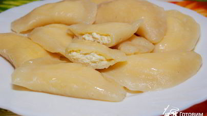Вареники с творогом на заварном тесте