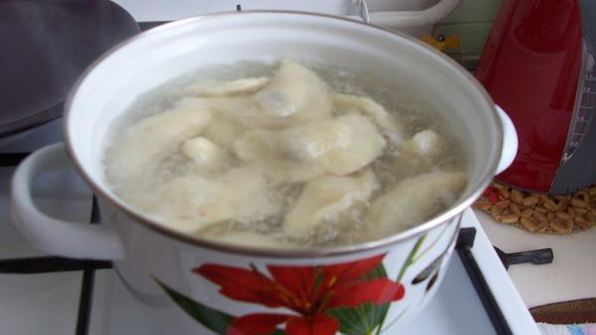 вареники с вишней