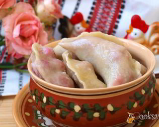 Вареники с вишнями из постного заварного теста