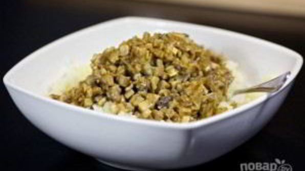 вареники с жареными грибами