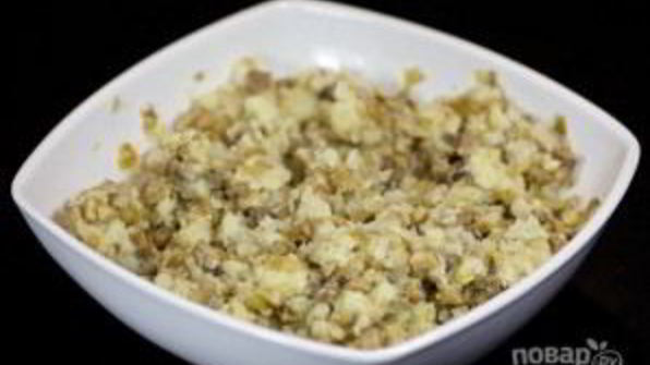 вареники с жареными грибами