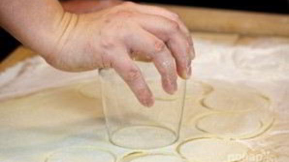 вареники с жареными грибами