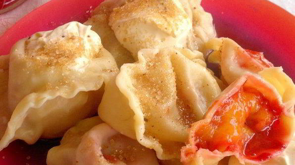 вареники со сливами
