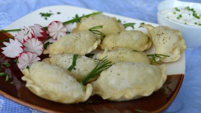 Вареники в масле в микроволновке