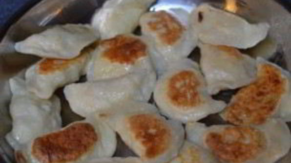 жареные вареники с картошкой