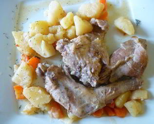 Жаркое из кролика