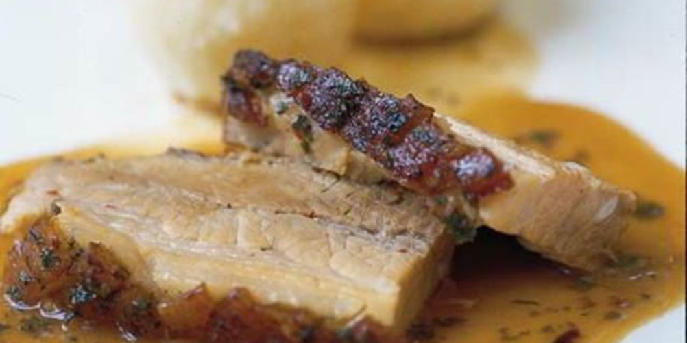 Рецепт жаркое из свинины с зеленью