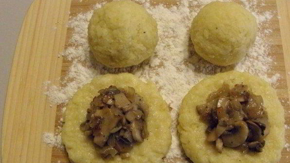 зразы картофельные с грибами
