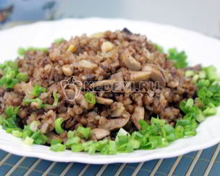 Каши с грибами