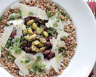 Гречка с фасолью