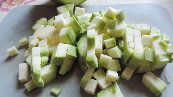 гречка с грибами и кабачками