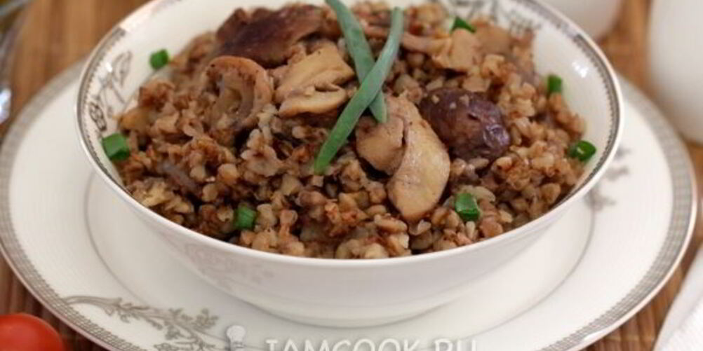 Рецепт гречка с грибами в мультиварке