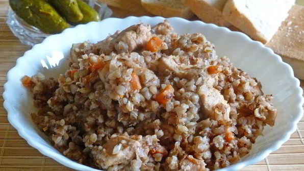 гречка с курицей в мультиварке