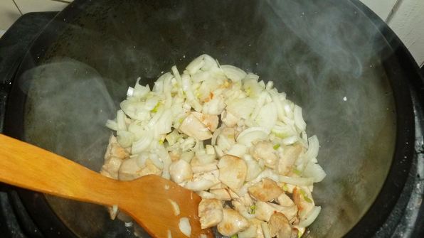 гречка с курицей в мультиварке