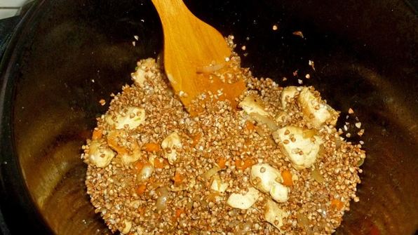 гречка с курицей в мультиварке
