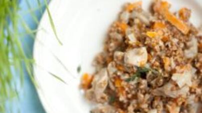 Гречка с курицей