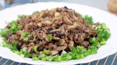 Гречневая каша с грибами