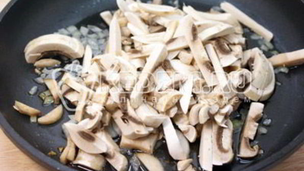 гречневая каша с грибами