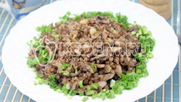 гречневая каша с грибами