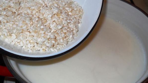 каша молочная рисовая