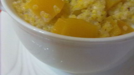 Кукурузная каша с тыквой