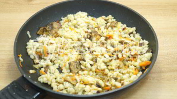 перловая каша с грибами
