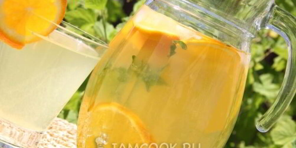 Рецепт апельсиновый напиток с мятой
