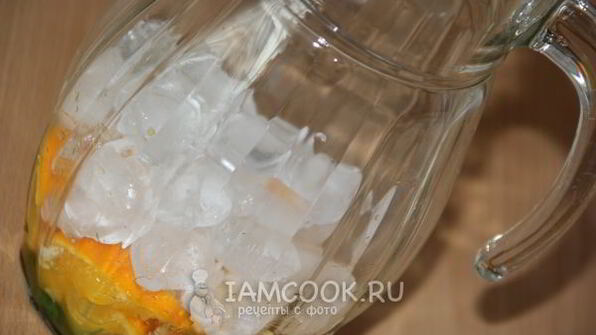 апельсиновый напиток с мятой