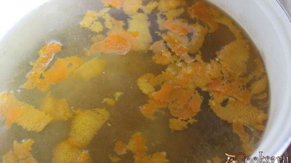 апельсиновый напиток с зеленым чаем