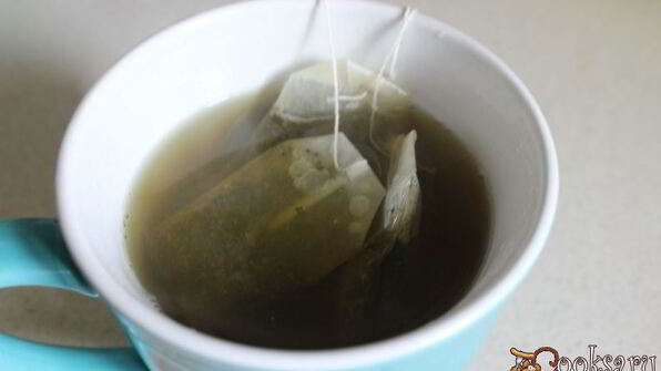 апельсиновый напиток с зеленым чаем