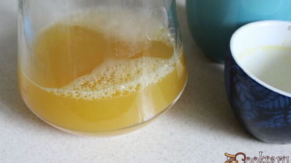 апельсиновый напиток с зеленым чаем