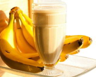 Бананово-кефирный коктейль