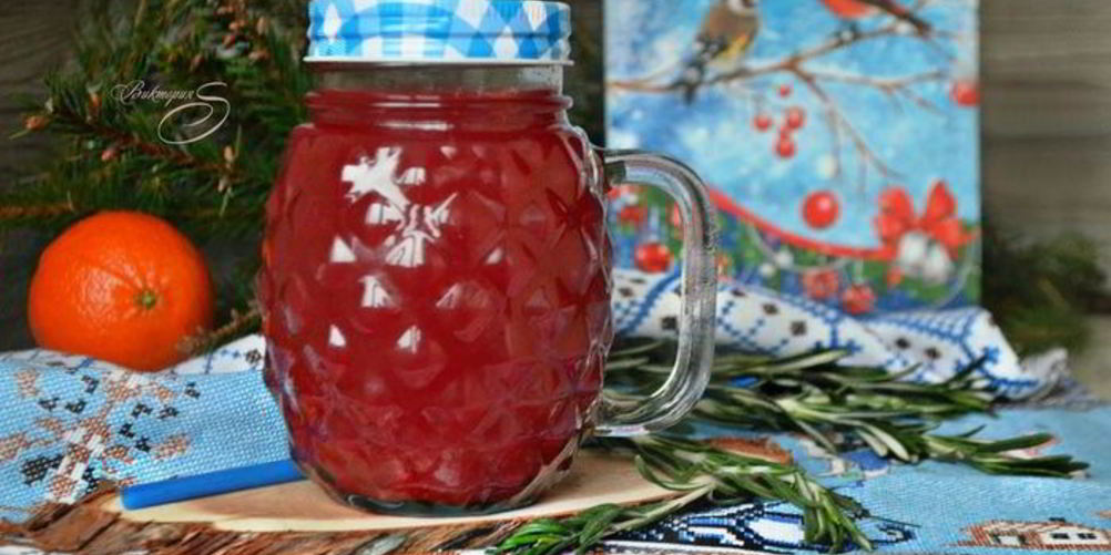 Рецепт безалкогольный клюквенный пунш