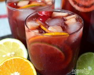 Безалкогольный коктейль с соком